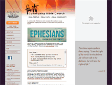 Tablet Screenshot of faithcommunitybiblechurch.org